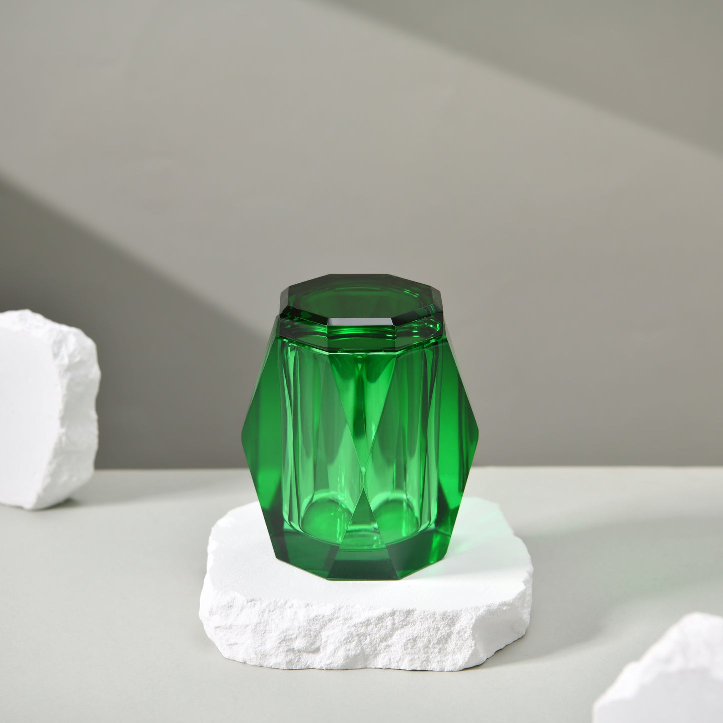 PIANZA DARK GREEN TOOTHBRUSH HOLDER