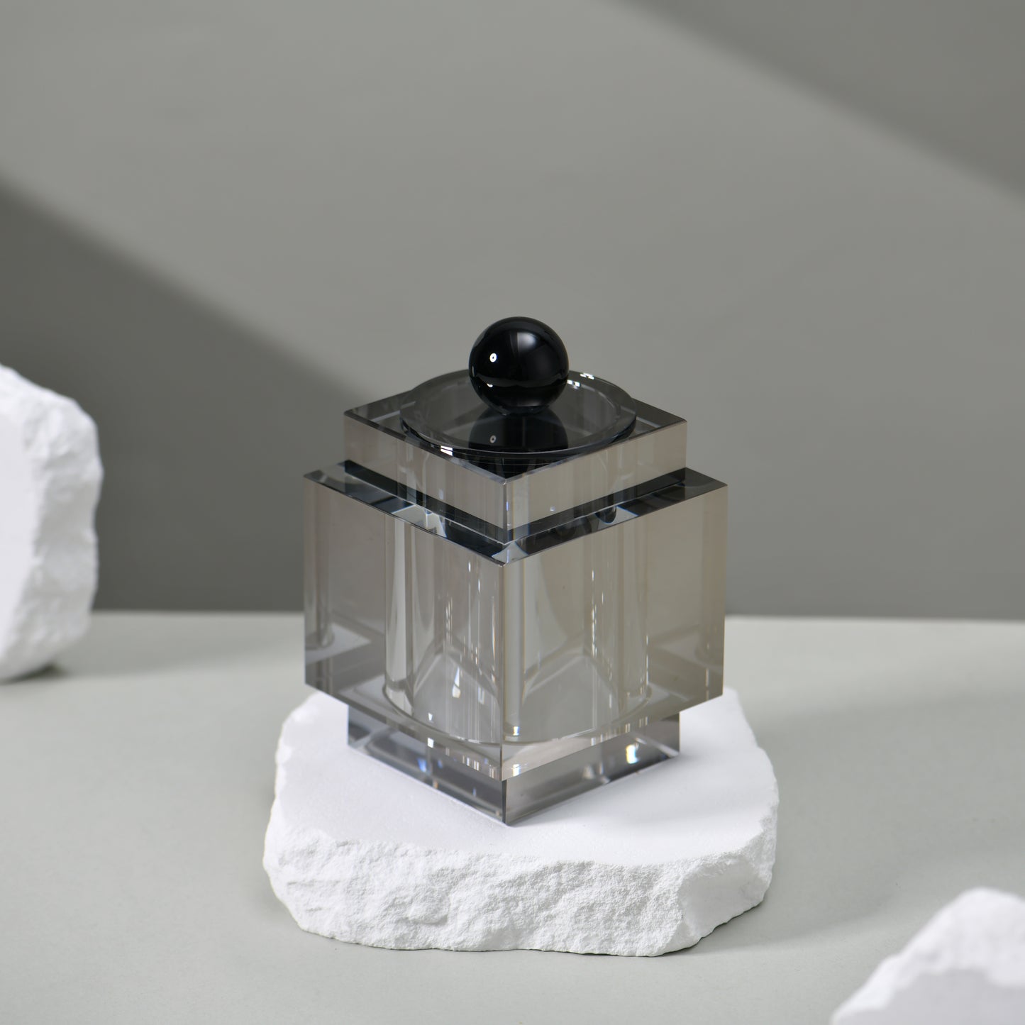 FIBO SMOKY GREY CANISTER