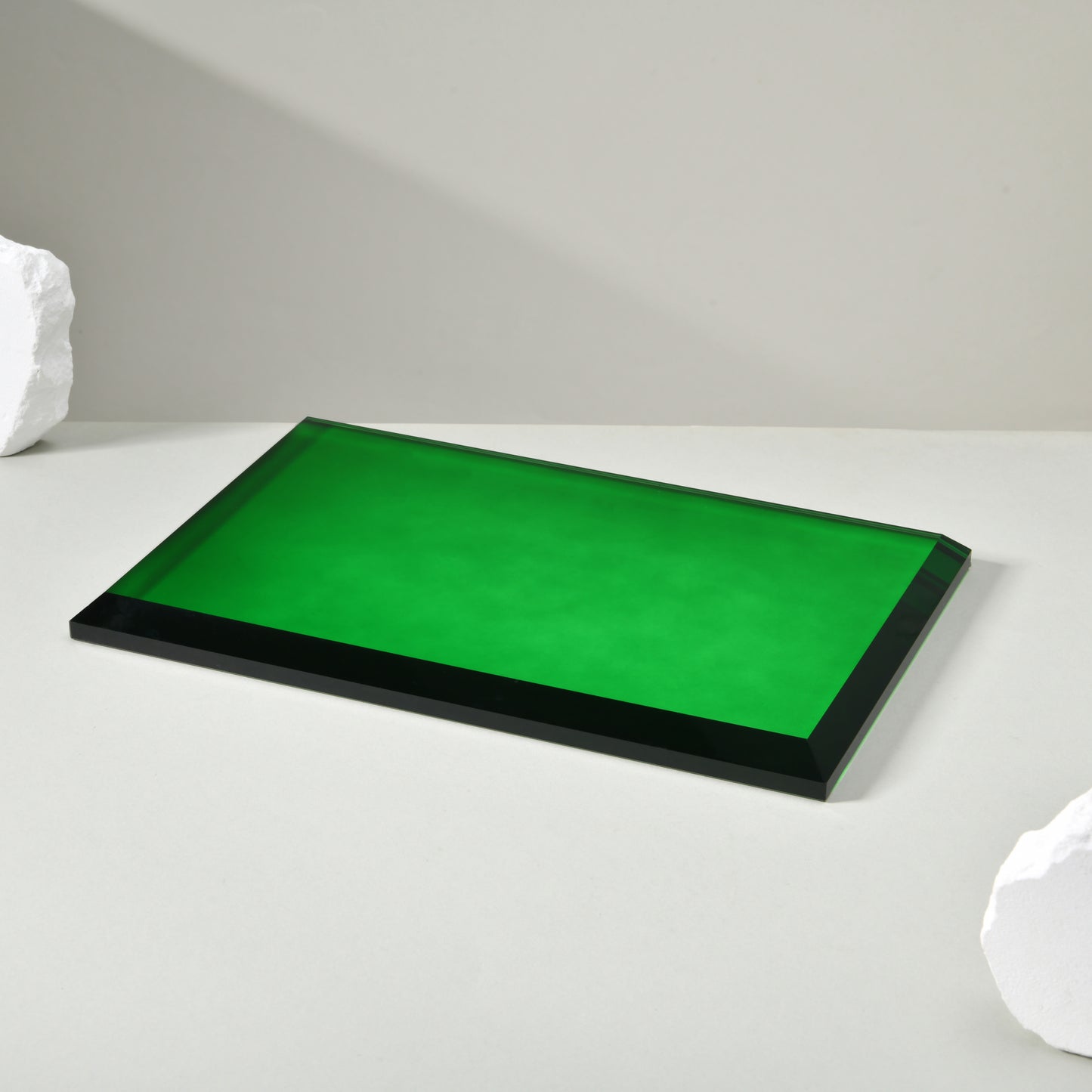 PIANZA DARK GREEN LARGE TRAY