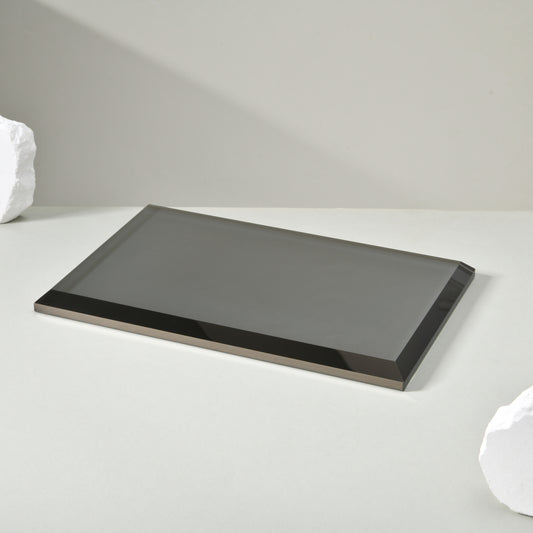 PIANZA SMOKY GREY LARGE TRAY