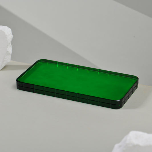 VISONA DARK GREEN TRAY