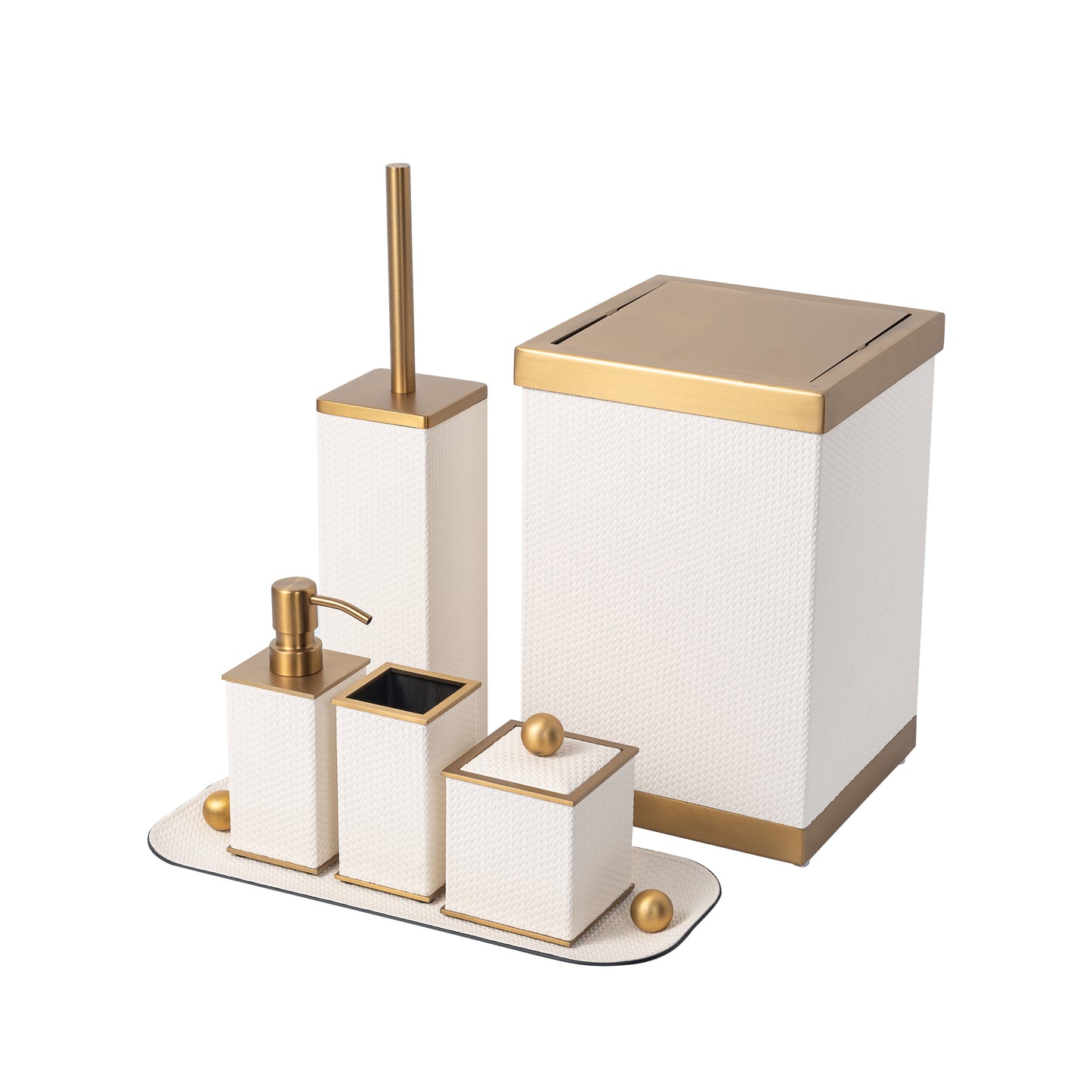 LAMON Square Ivory Set 6-PCS