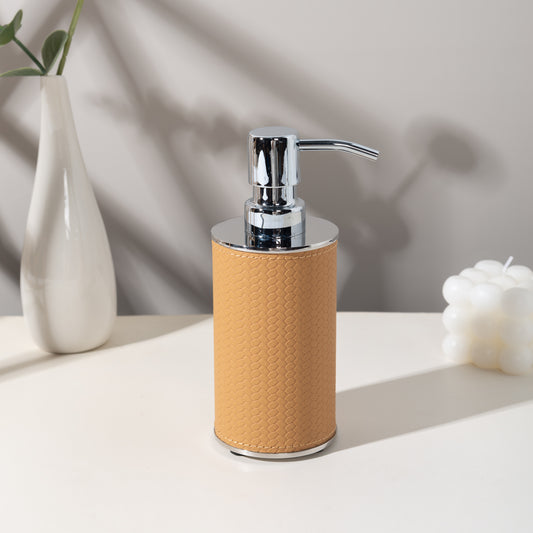 LAMON ROUND GOLDEN HOUR SOAP DISPENSER