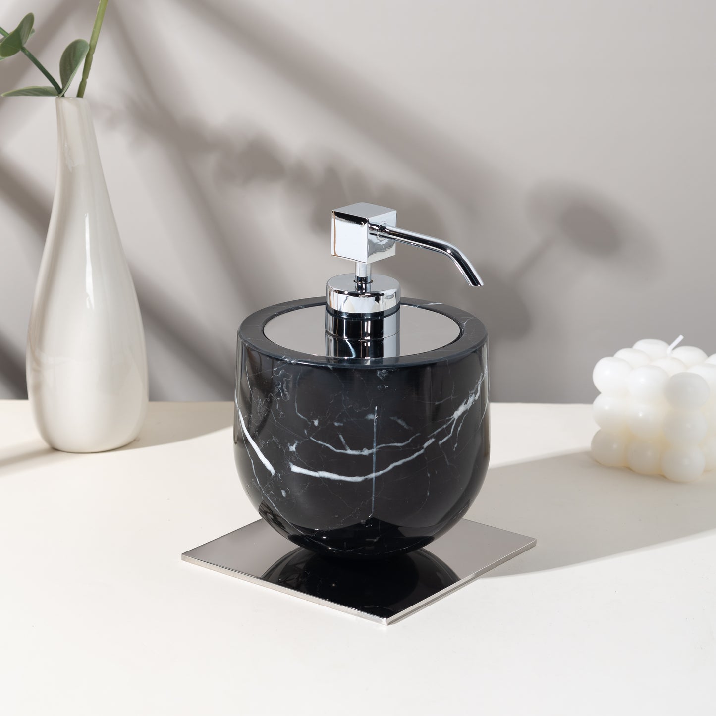 PIANI NERO MARQUINA SOAP DISPENSER