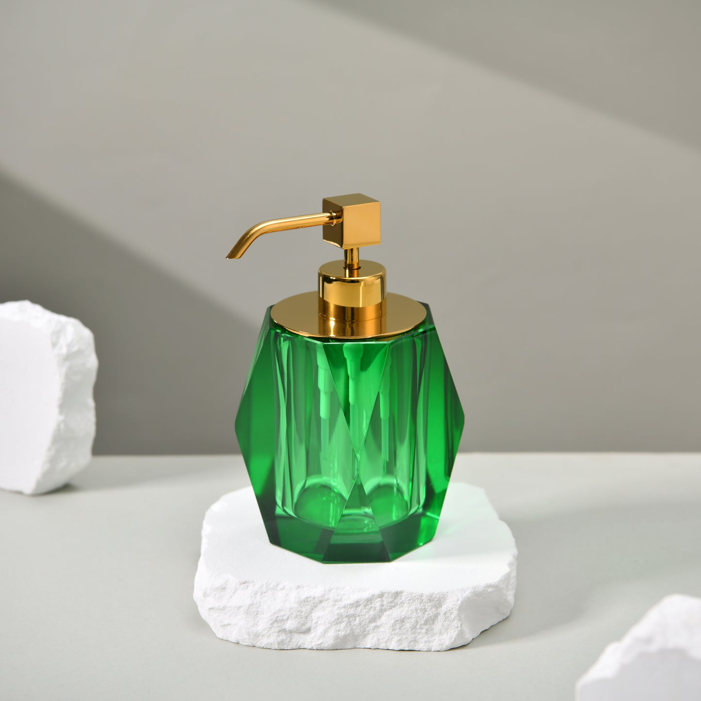 PIANZA DARK GREEN SOAP DISPENSER