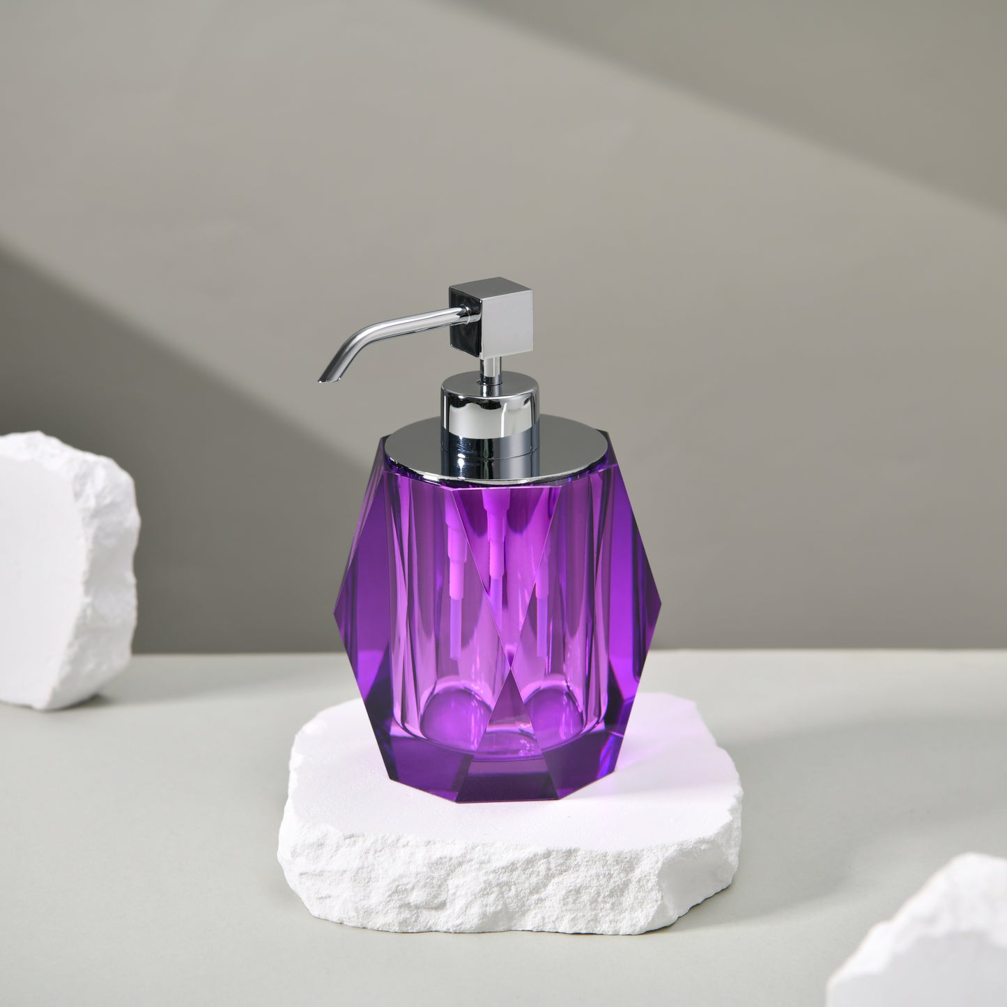 PIANZA PURPLE SOAP DISPENSER
