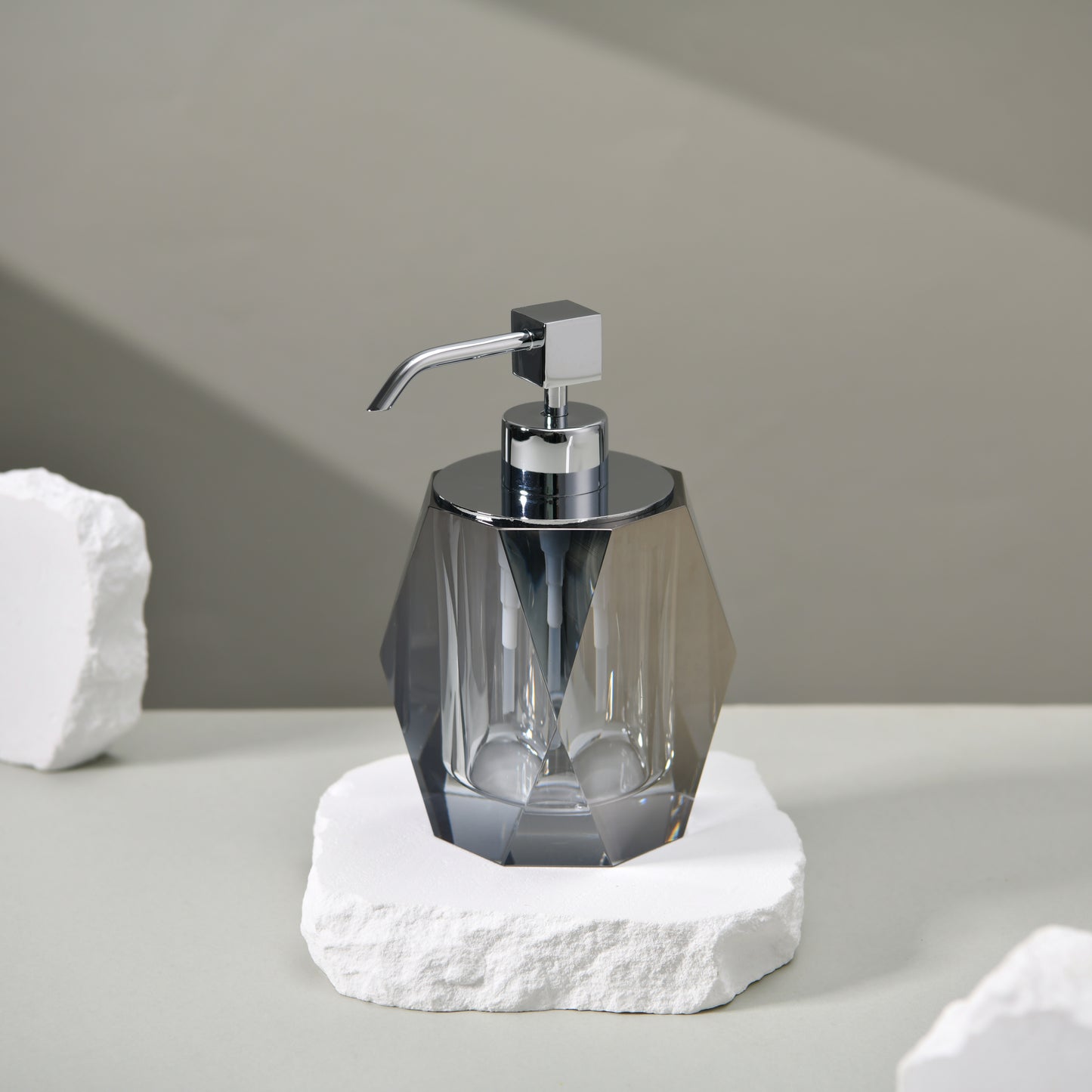 PIANZA SMOKY GREY SOAP DISPENSER