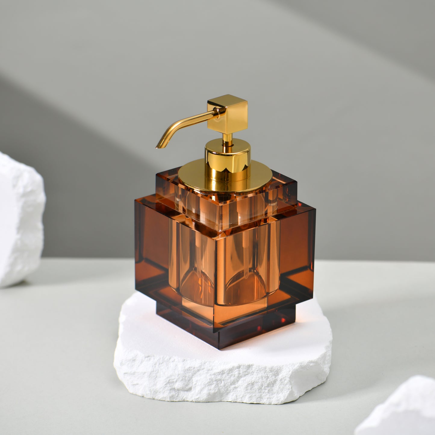 FIBO BROWN SOAP DISPENSER