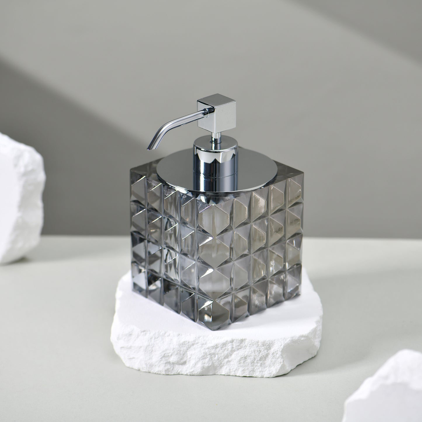 RITZOO SMOKY GREY SOAP DISPENSER