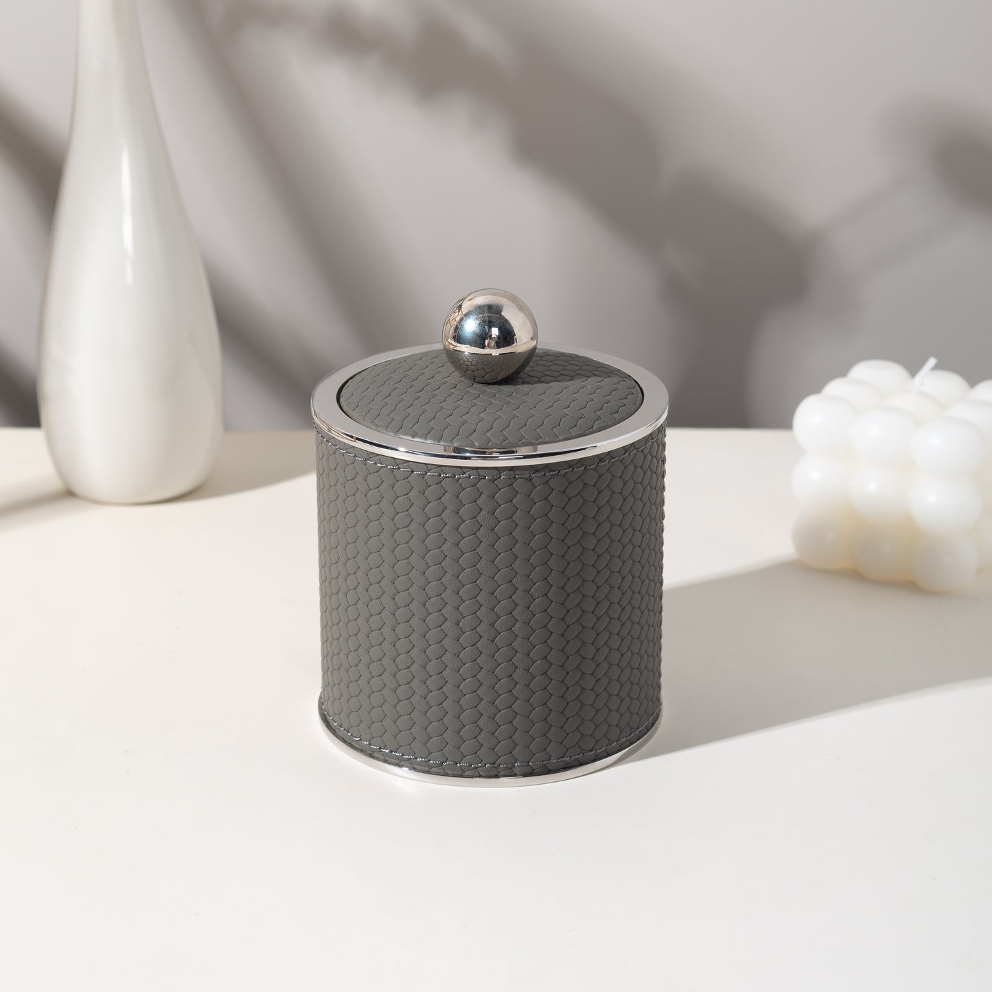 LAMON ROUND SLATE SERENADE CANISTER