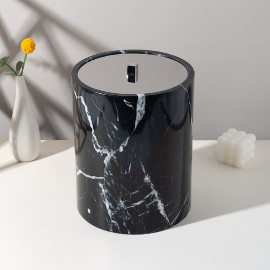 PIANI NERO MARQUINA TRASH CAN
