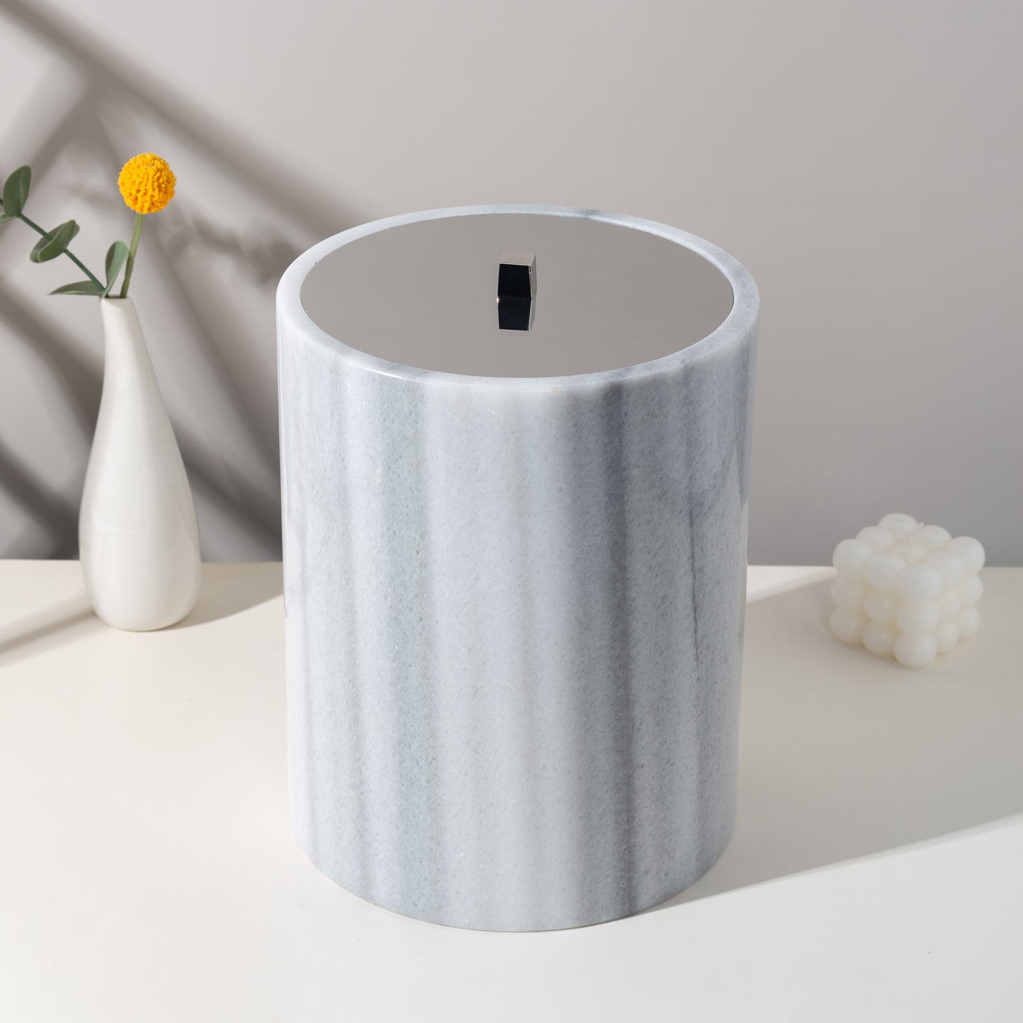 PIANI CARRARA TRASH CAN