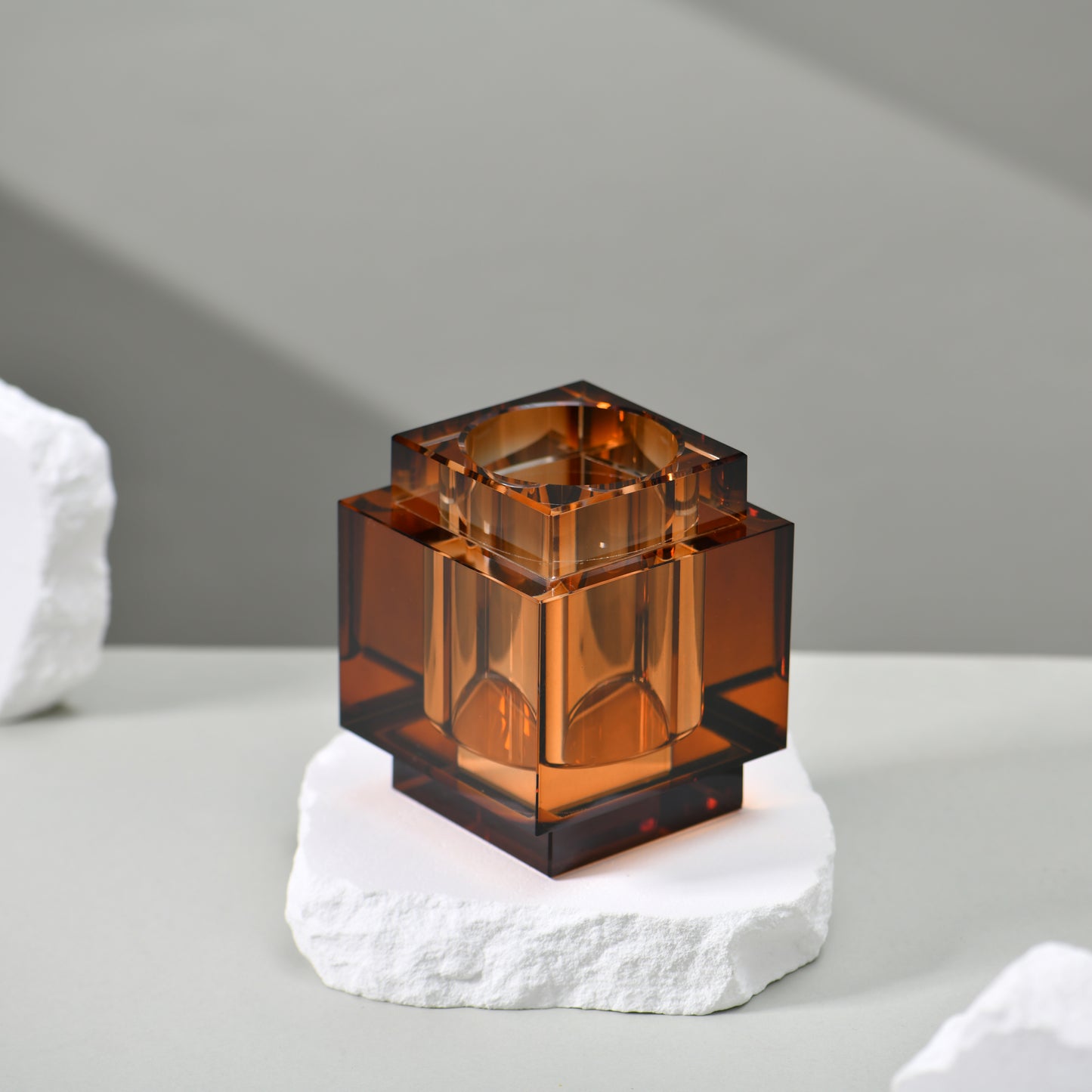 FIBO BROWN TOOTHBRUSH HOLDER