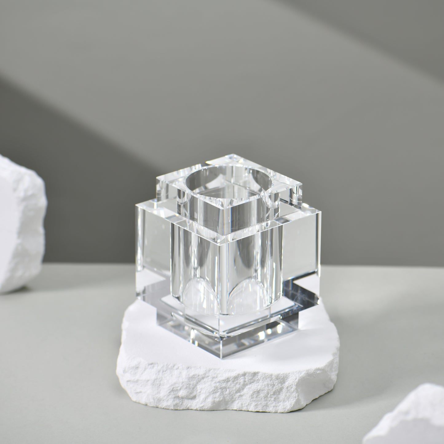 FIBO CLEAR TOOTHBRUSH HOLDER