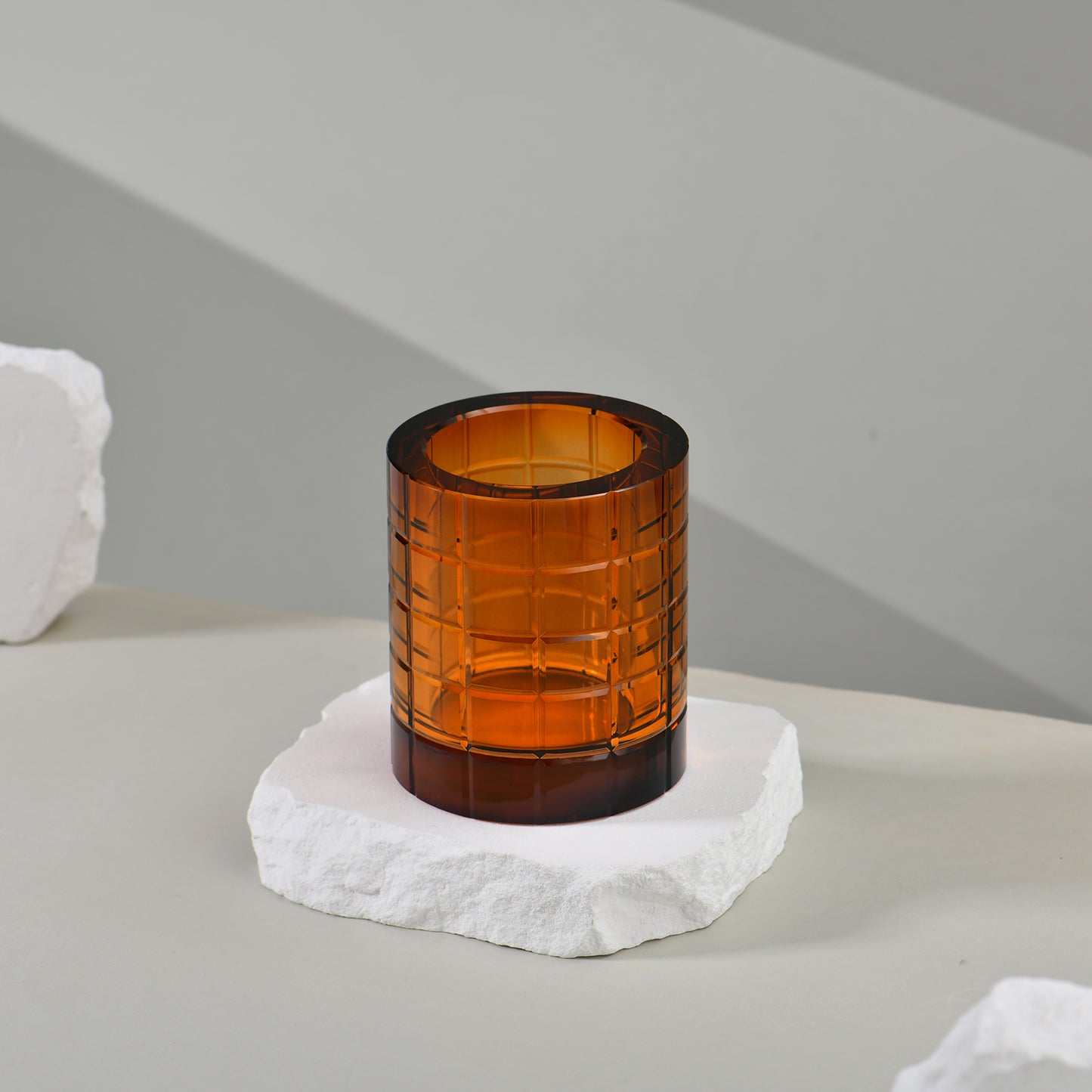 VISONA BROWN TOOTHBRUSH HOLDER