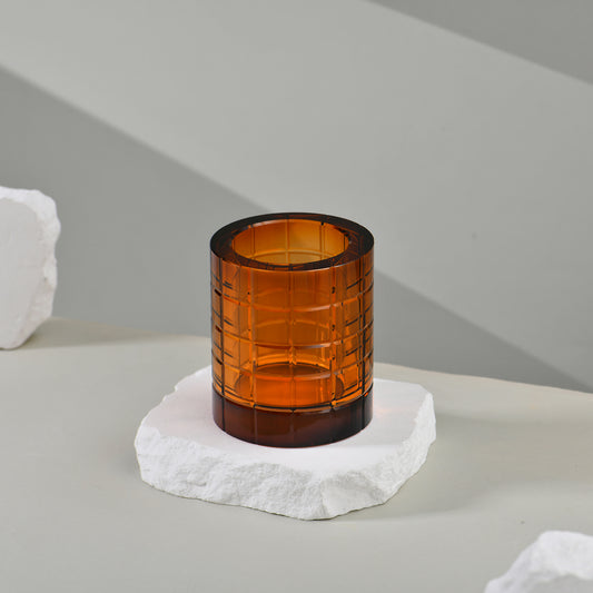 VISONA BROWN TOOTHBRUSH HOLDER