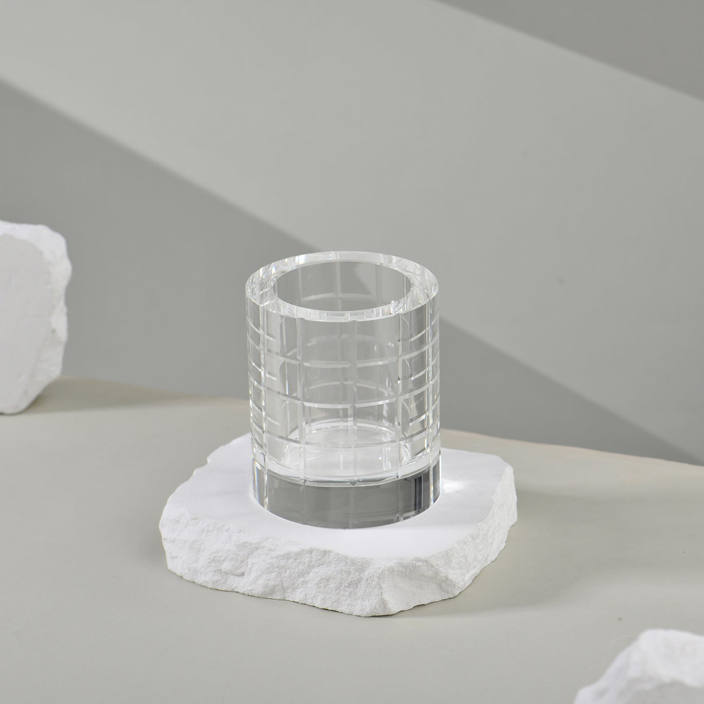 VISONA CLEAR TOOTHBRUSH HOLDER