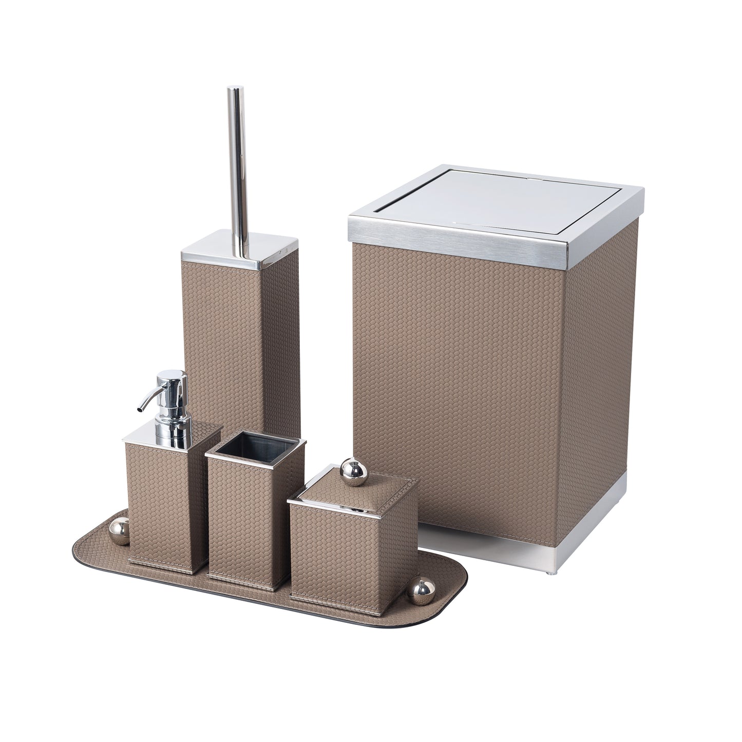 LAMON Square Greige Set 6-PCS