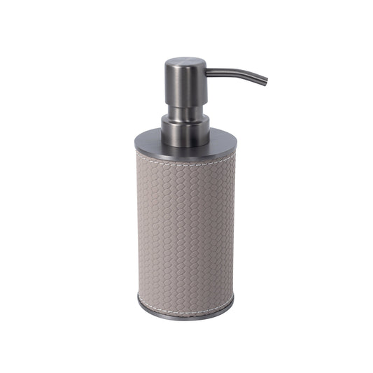 LAMON ROUND SILVER HAZE PUMP DISPENSER