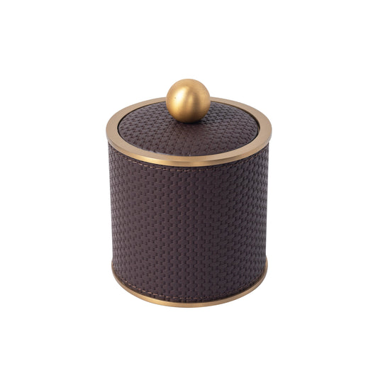 LAMON ROUND MIDNIGHT MOCHA CANISTER