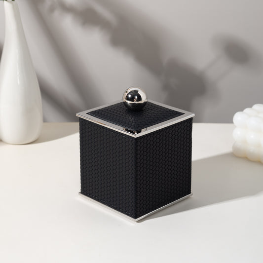 LAMON SQUARE INK SLATE  CANISTER