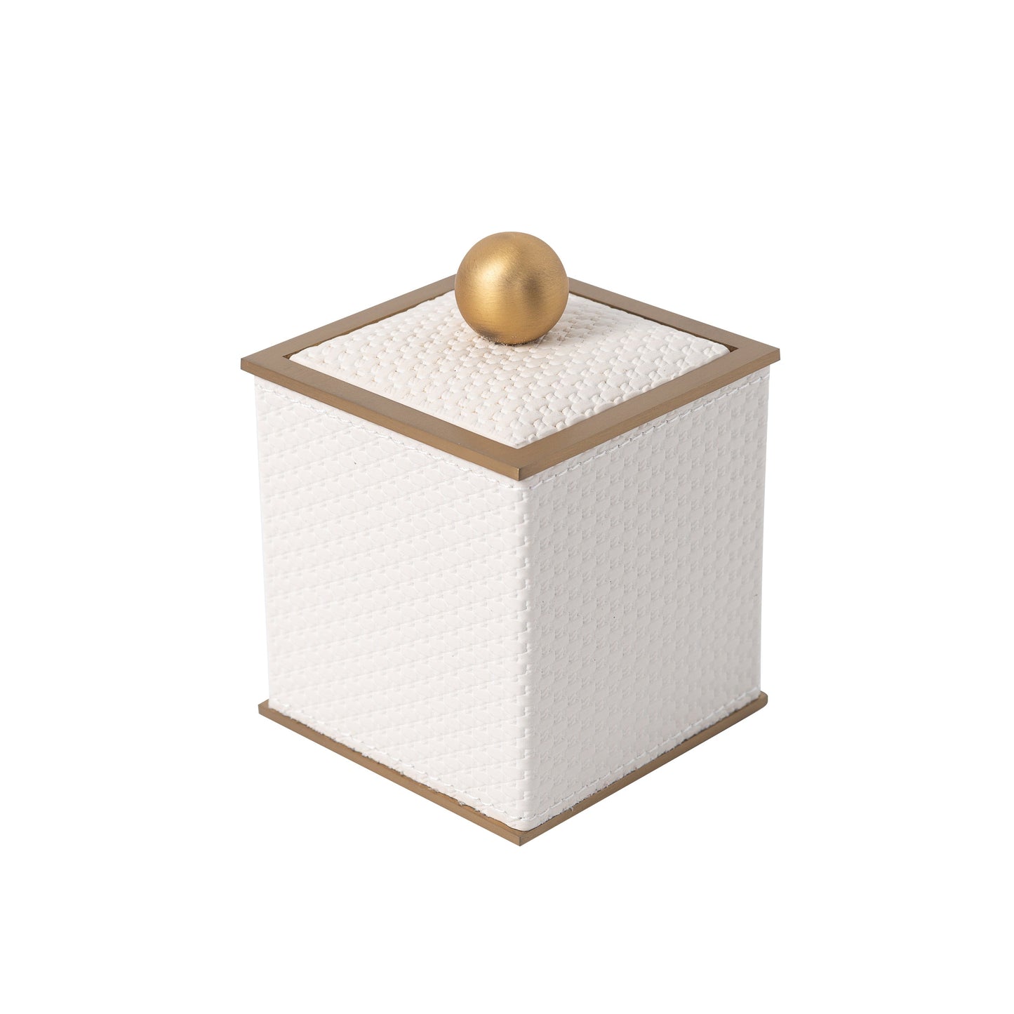 LAMON SQUARE IVORY CANISTER