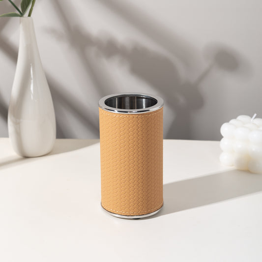LAMON ROUND GOLDEN HOUR BRUSH HOLDER
