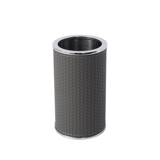 LAMON ROUND SLATE SERENADE BRUSH HOLDER