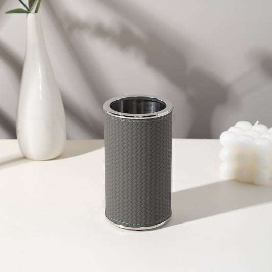 LAMON ROUND SLATE SERENADE BRUSH HOLDER