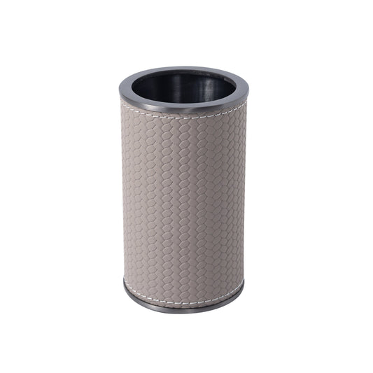 LAMON ROUND SILVER HAZE BRUSH HOLDER