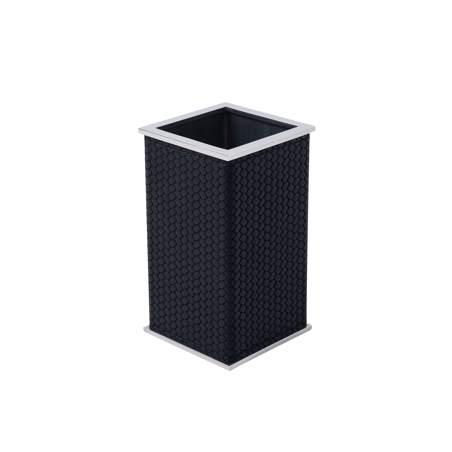 LAMON SQUARE INK SLATE  BRUSH HOLDER