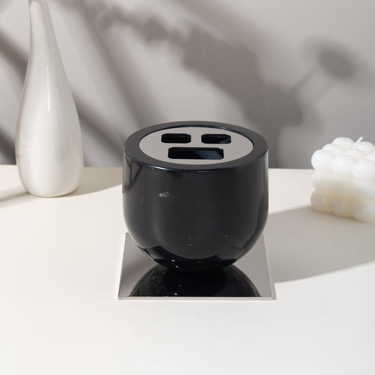 PIANI NERO MARQUINA BRUSH HOLDER