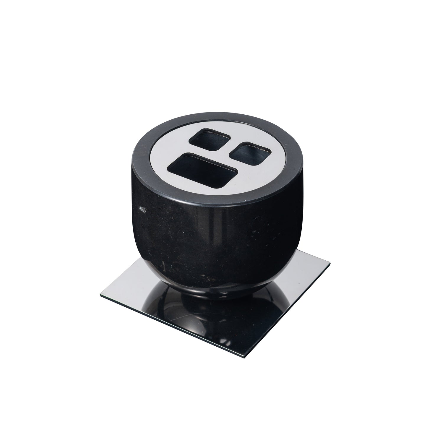PIANI NERO MARQUINA BRUSH HOLDER