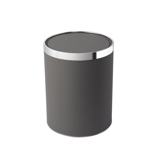 LAMON ROUND SLATE SERENADE TRASH CAN
